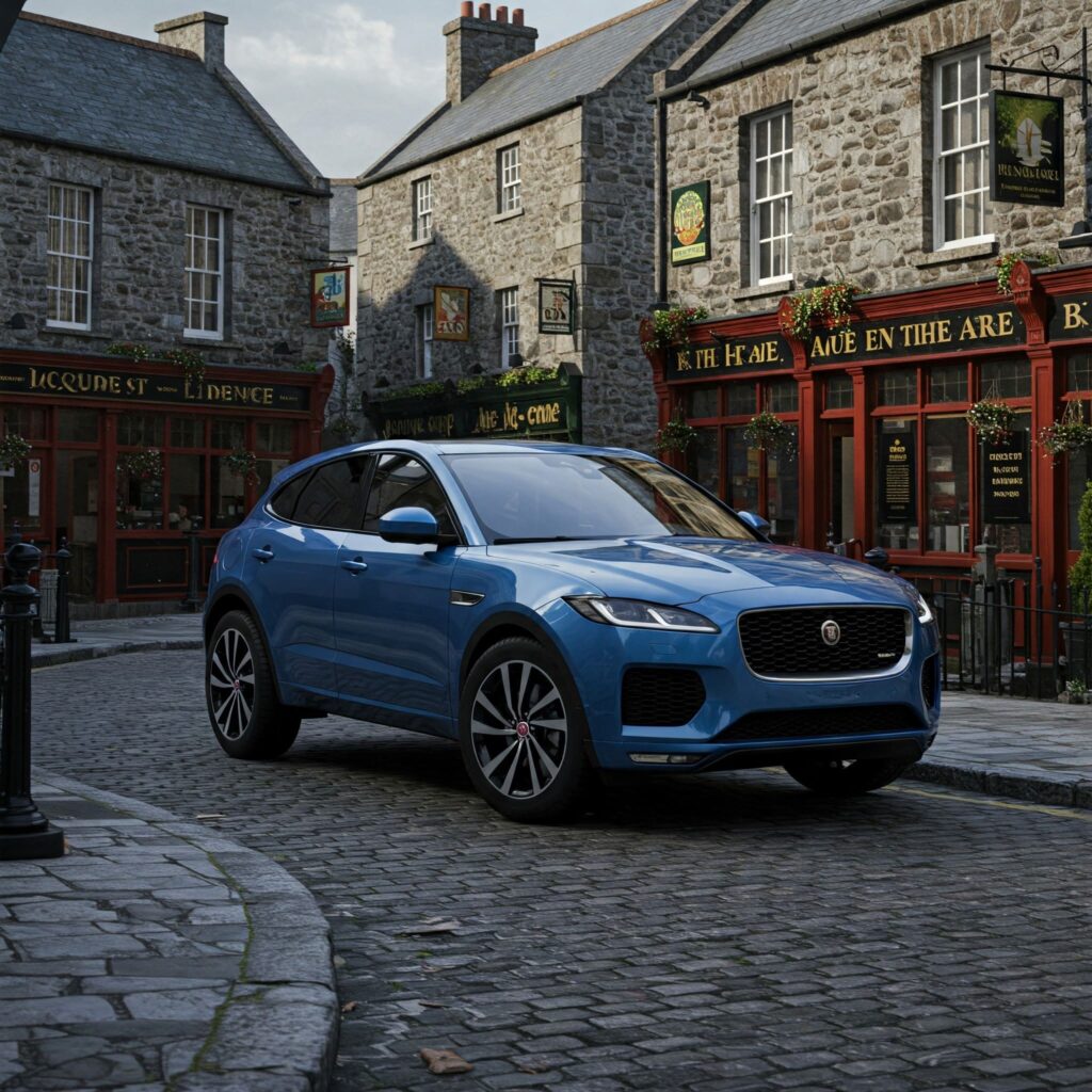 Blue jaguar epace