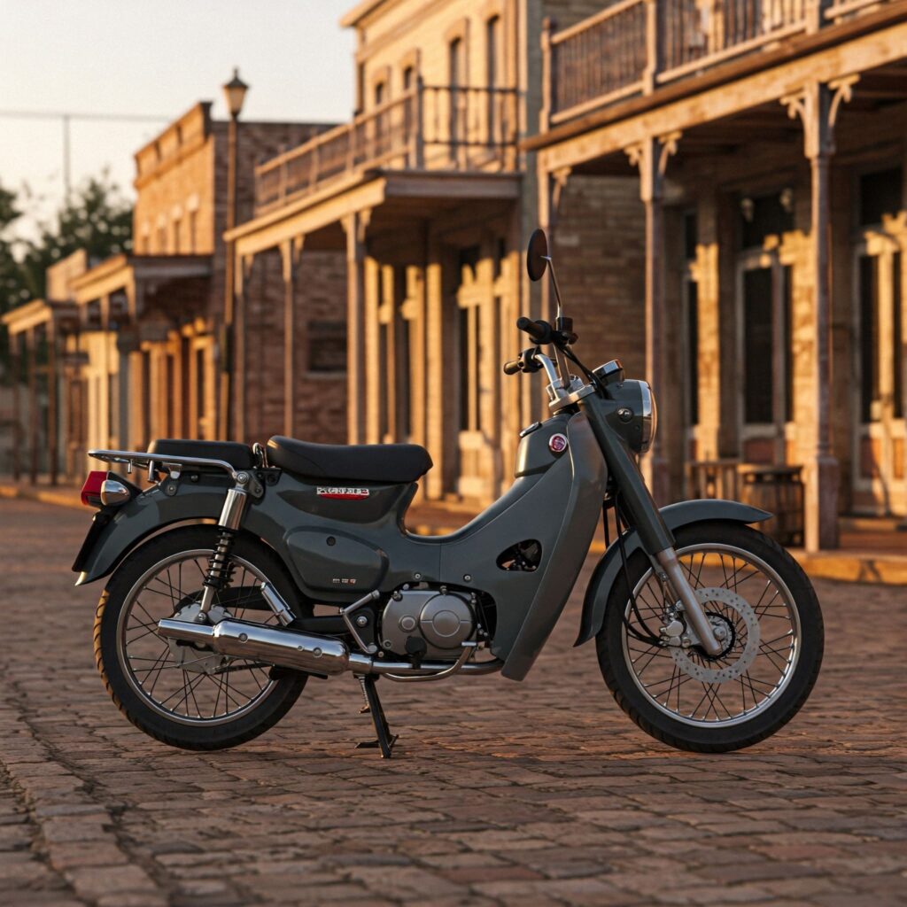 Gray honda c125