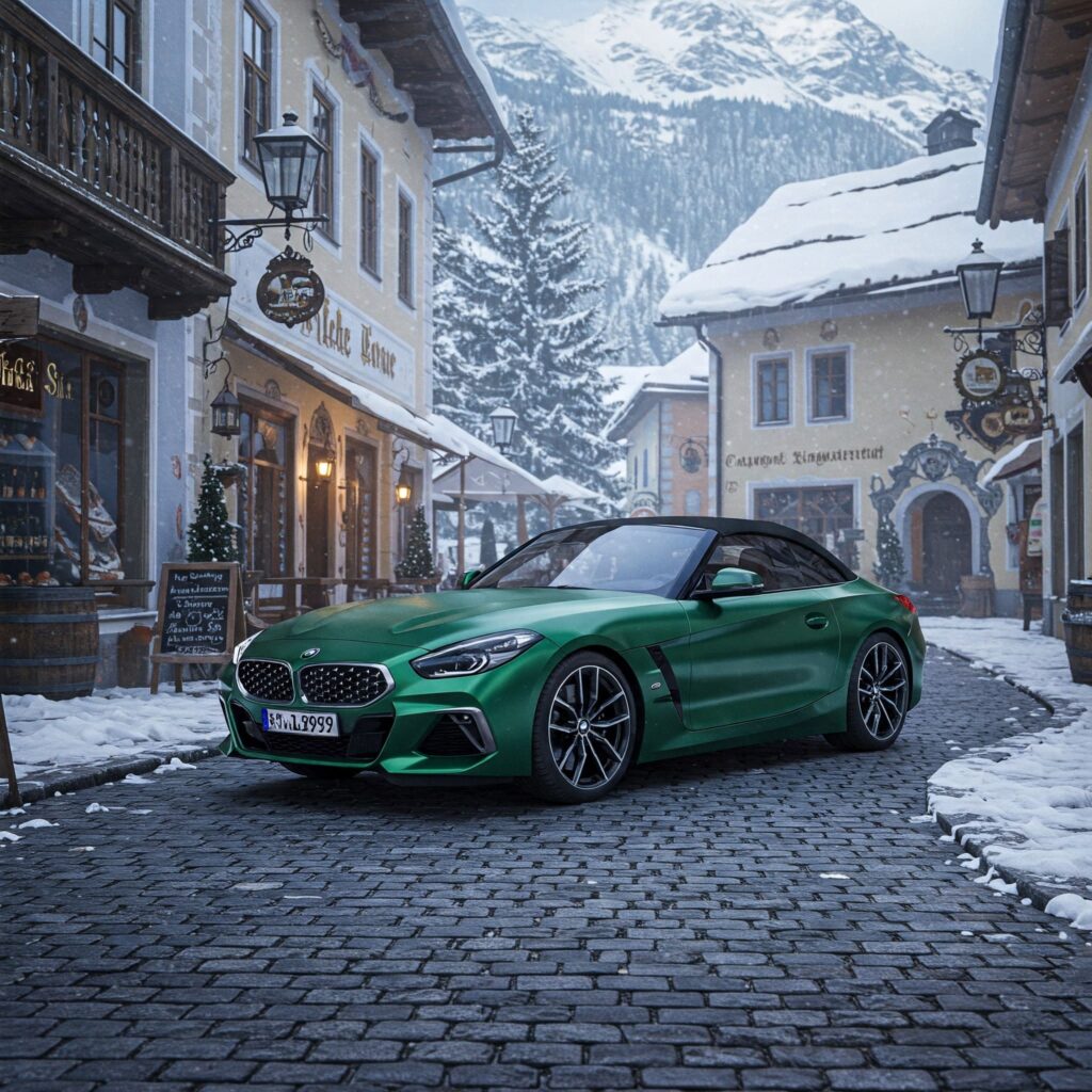 Green bmw z4