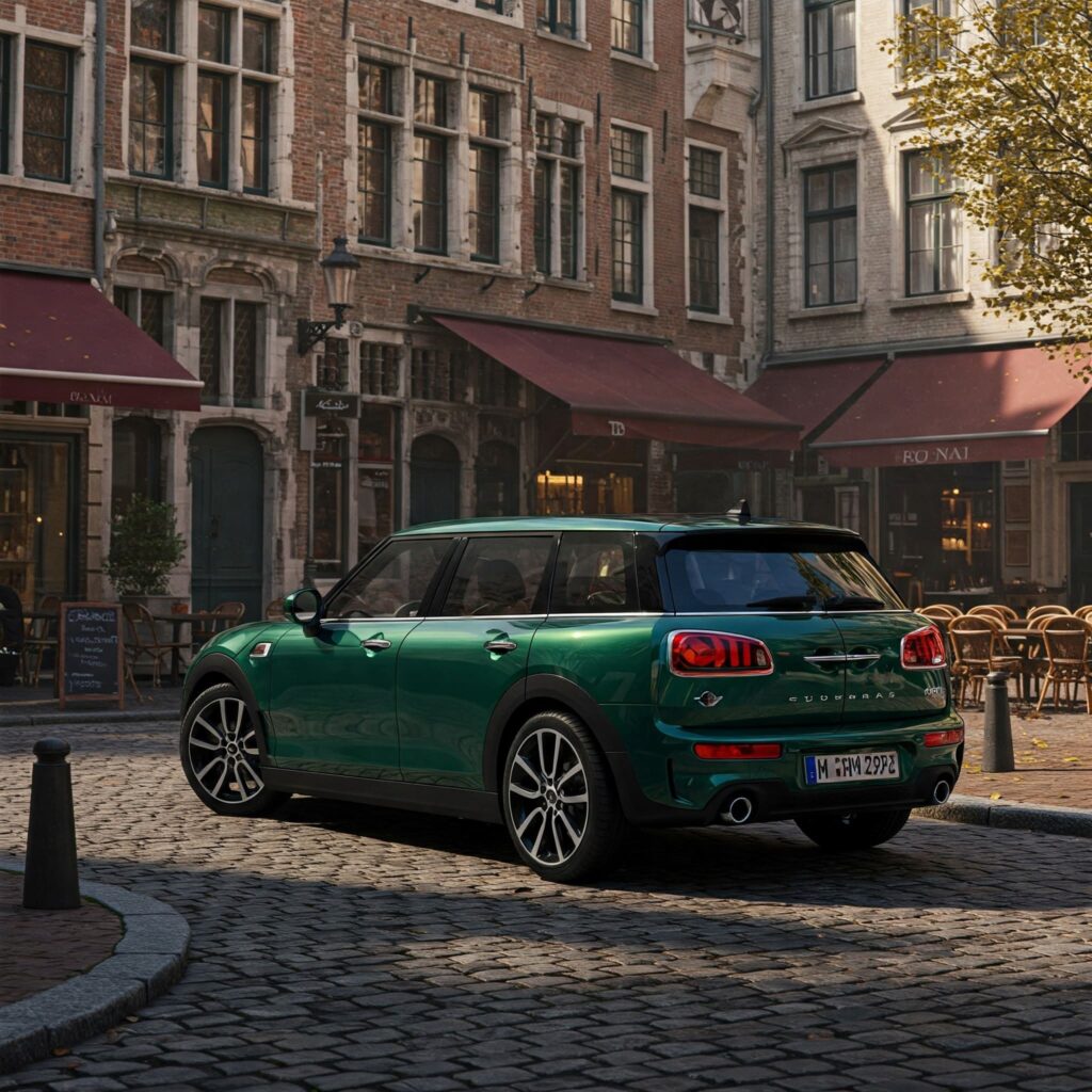 Green mini cooper clubman