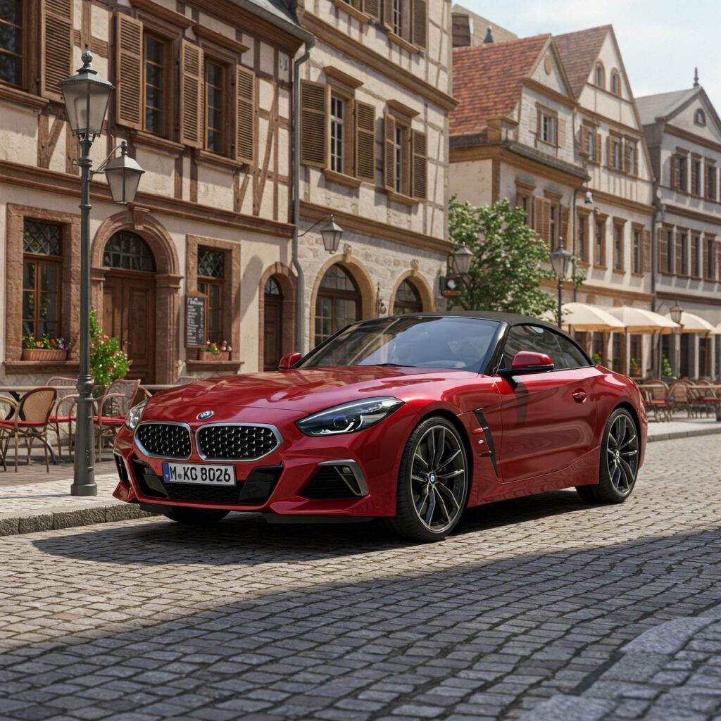 Red bmw z4