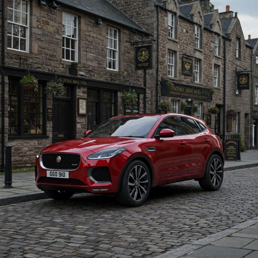 Red jaguar epace