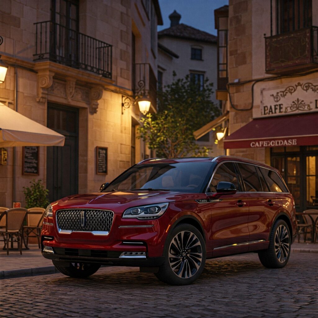 Red lincoln aviator