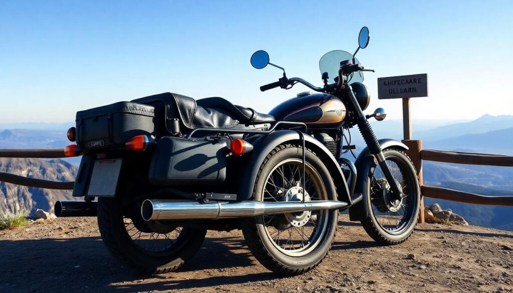 Ural Sidecar Motorcycle Overlook