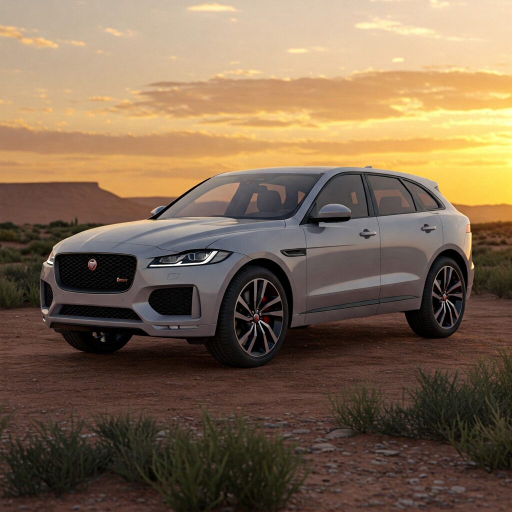 White jaguar fpace