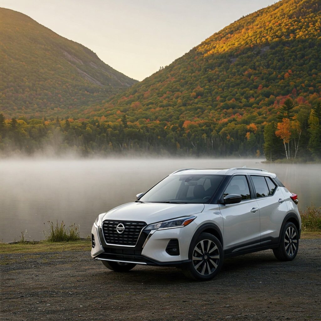 White nissan kicks