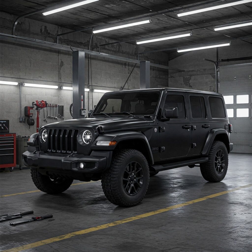 Black jeep suv