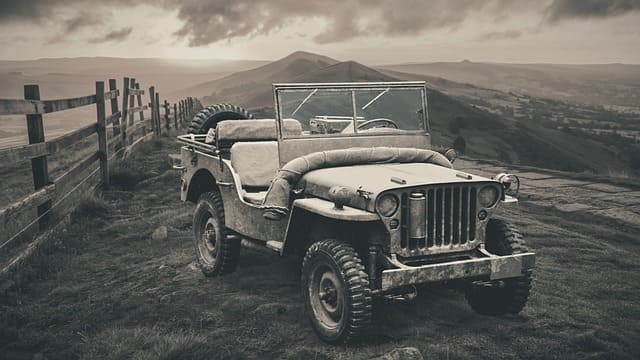 Featured image for "Conquering Terrains: The Inspiring Jeep* Brand History of Off-Road Dominance" blog post. Jeep.