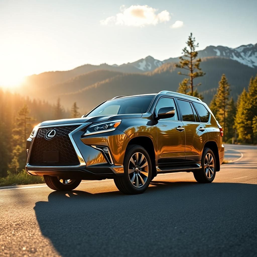 Lexus gx 460 mountain road