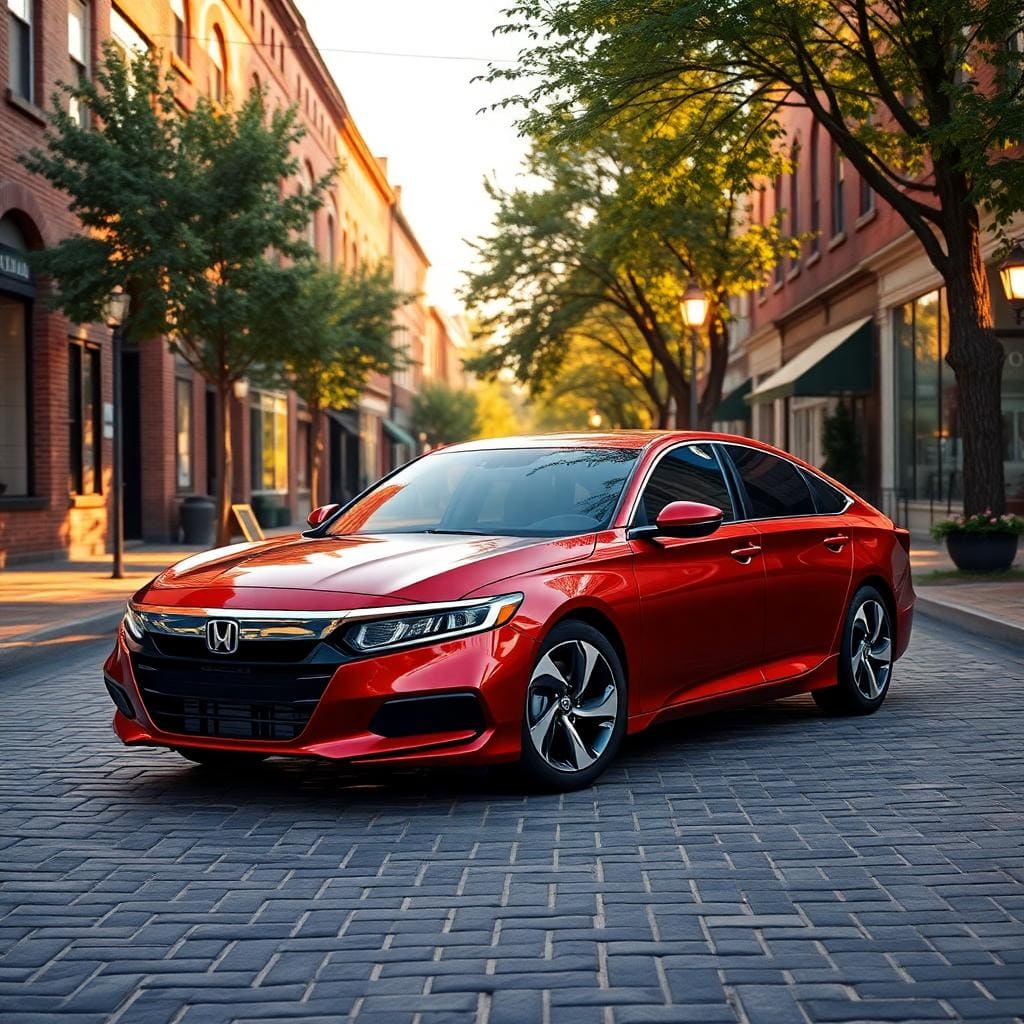 Metallic red 2024 honda accord