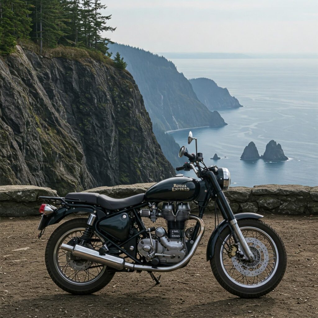 Royal enfield super meteor motorcycle