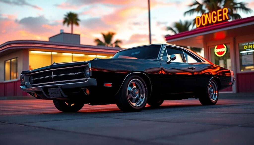 Dodge Charger Sunset