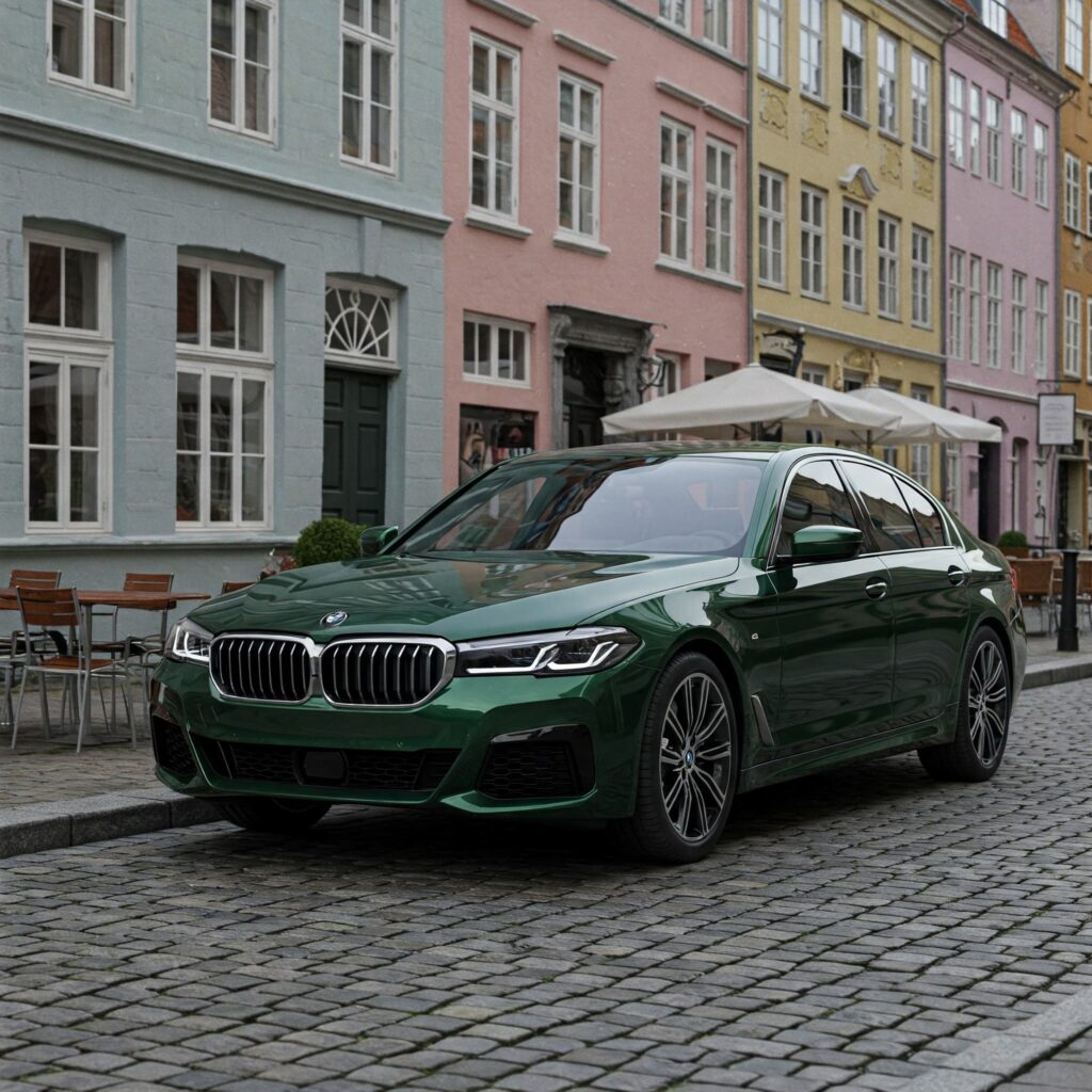 Green bmw 530i