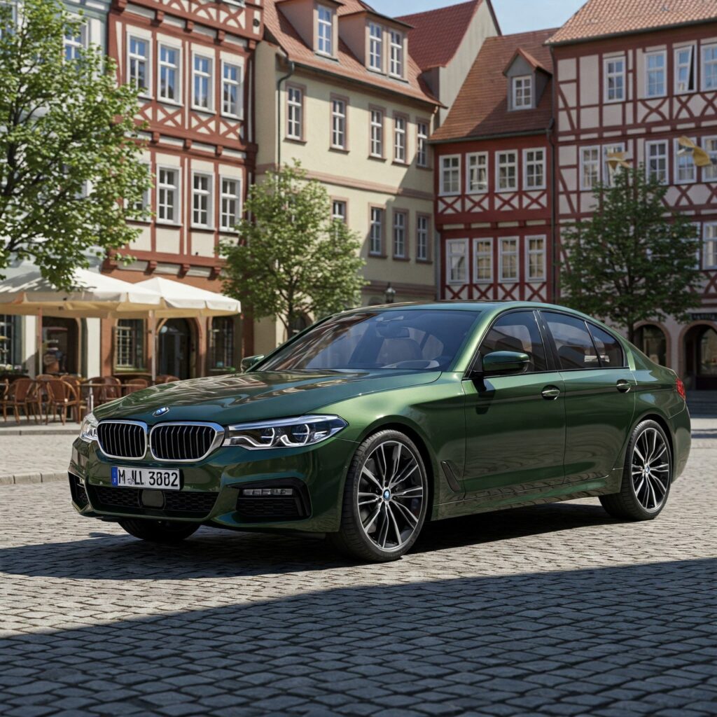 Green bmw 540i