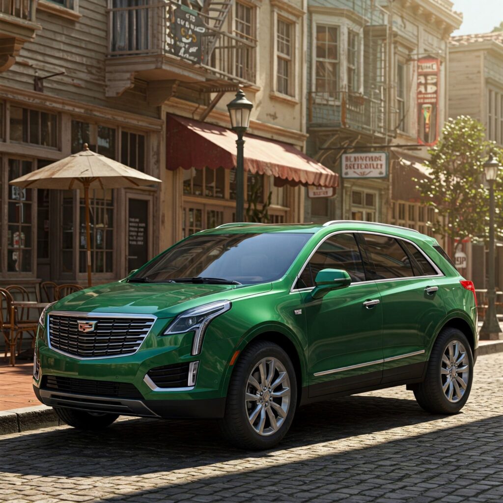 Green cadillac xt5