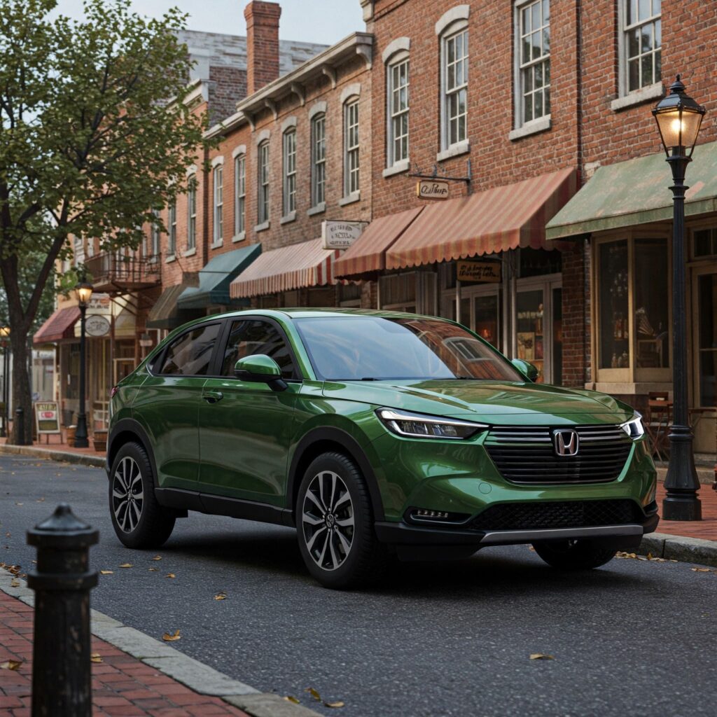 Green honda hrv