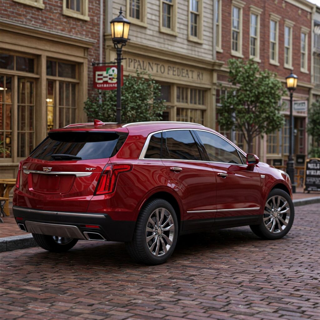 Red cadillac xt5