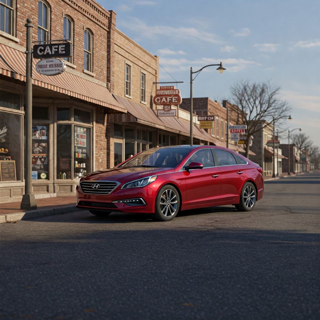 Red car