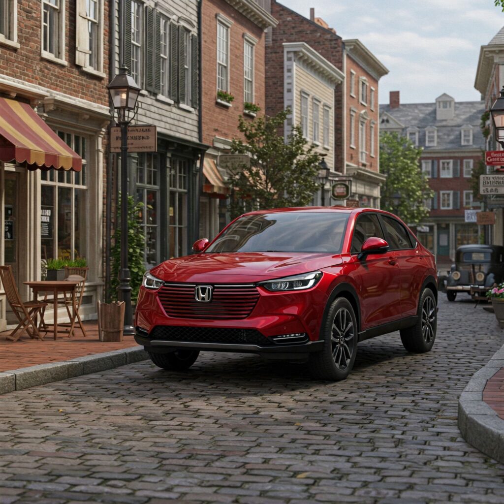 Red honda hrv