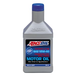 AMSOIL 15W-40 Heavy-Duty Diesel and Marine Oil.