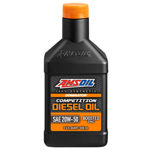 AMSOIL DOMINATOR® 20W-50 Competition Diesel Oil.