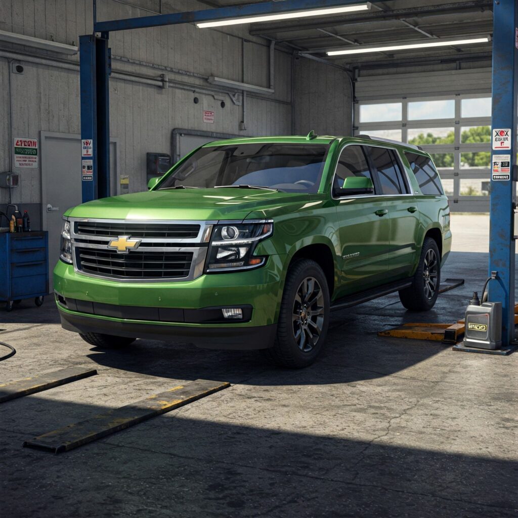 Green suv