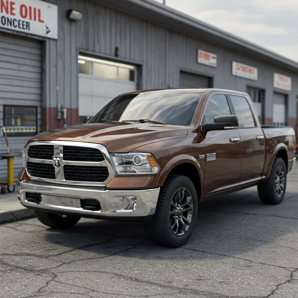 Red ram truck