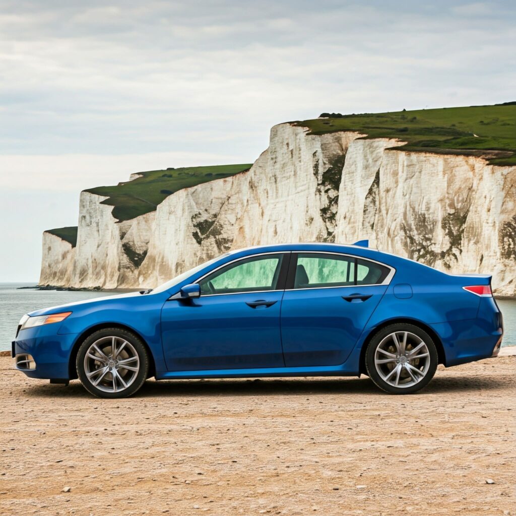 Blue Acura