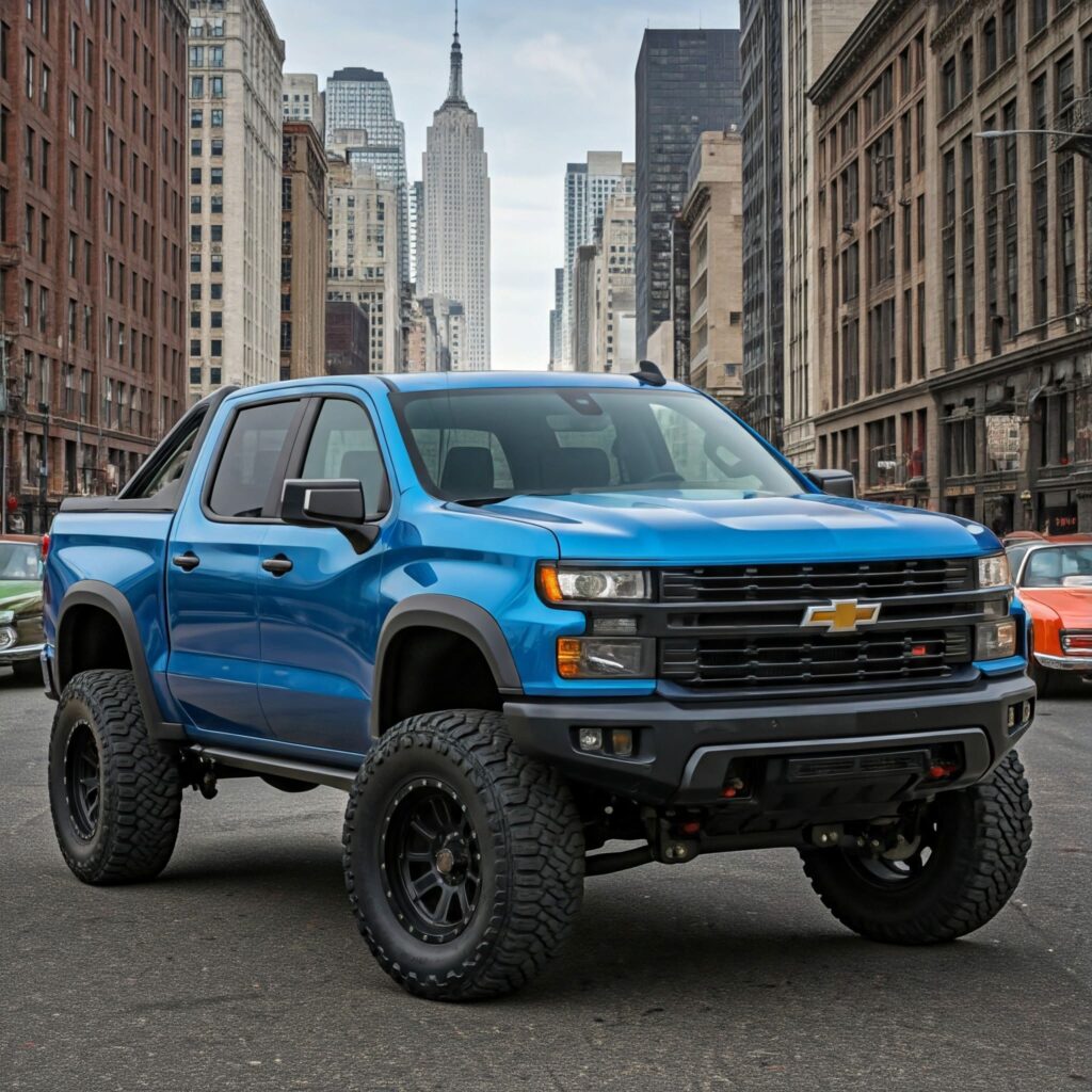 Blue Chevy Truck