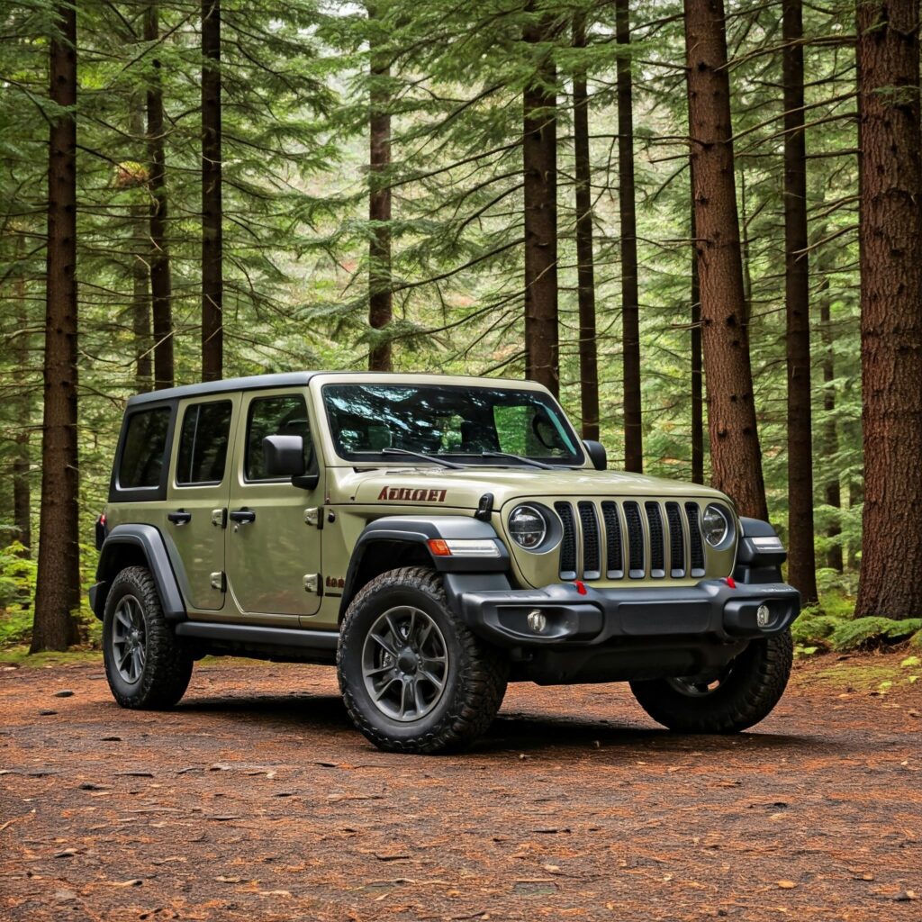 Green Jeep Trees