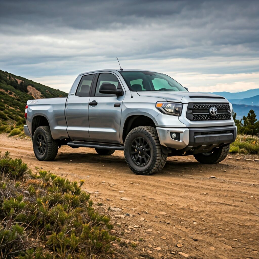 Silver Toyota Tundra