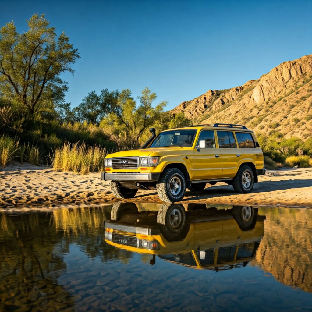 Yellow Land Cruiser