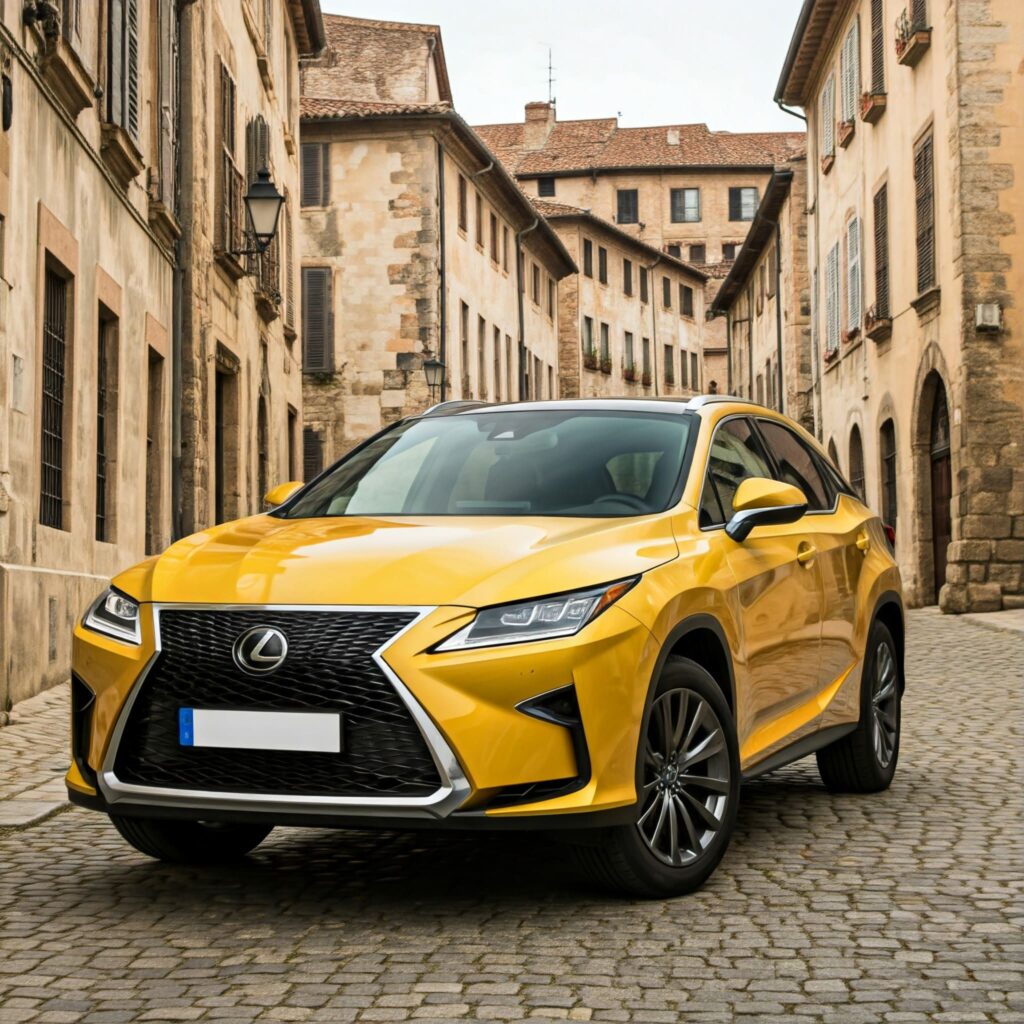 Yellow Lexus