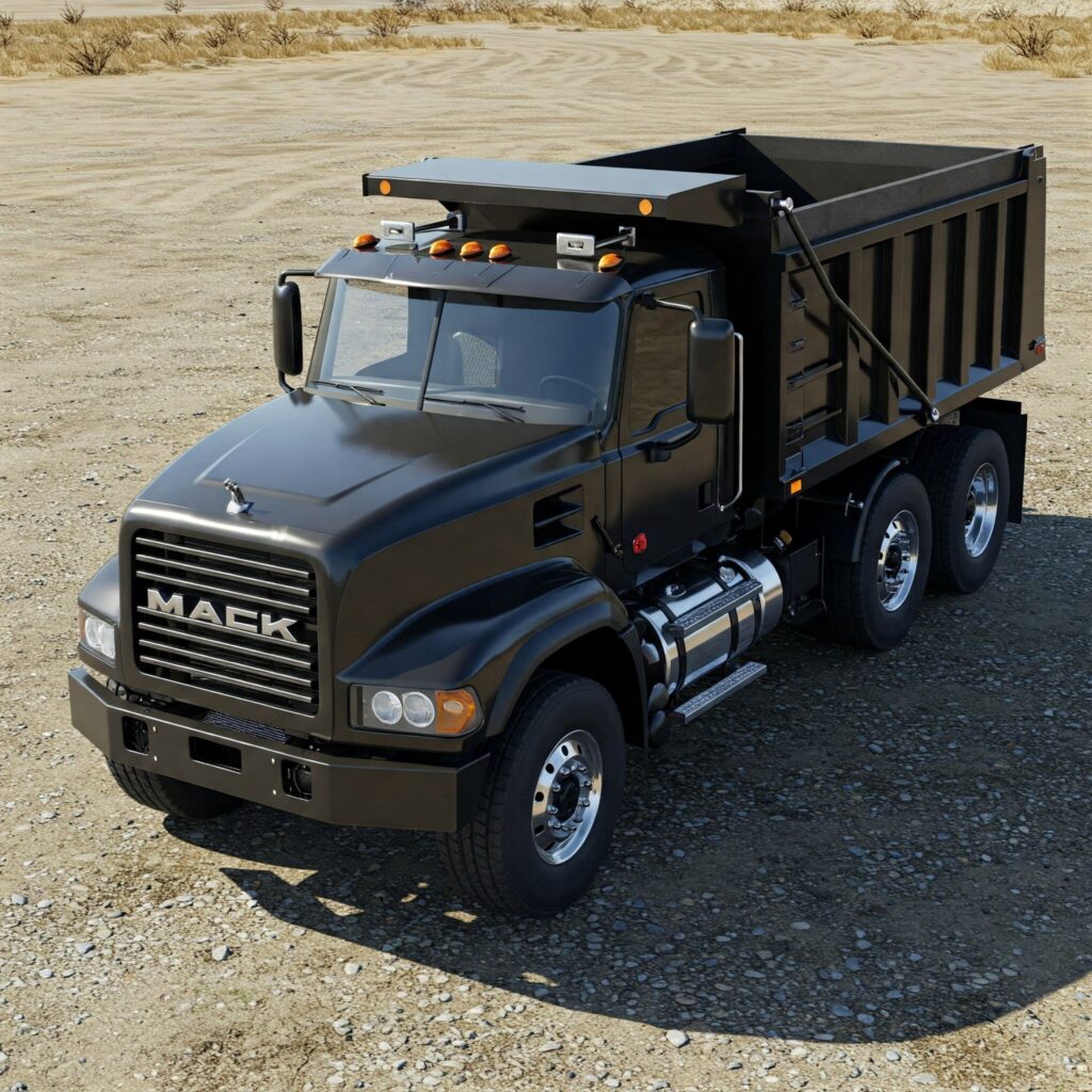 Black Mack Dump Truck