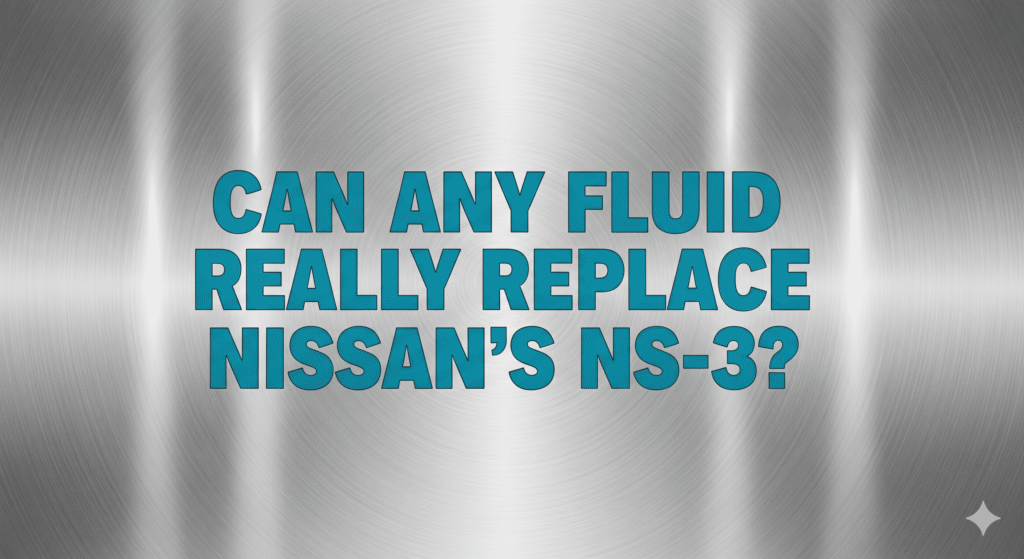 Can any fluid really replace nissan ns 3