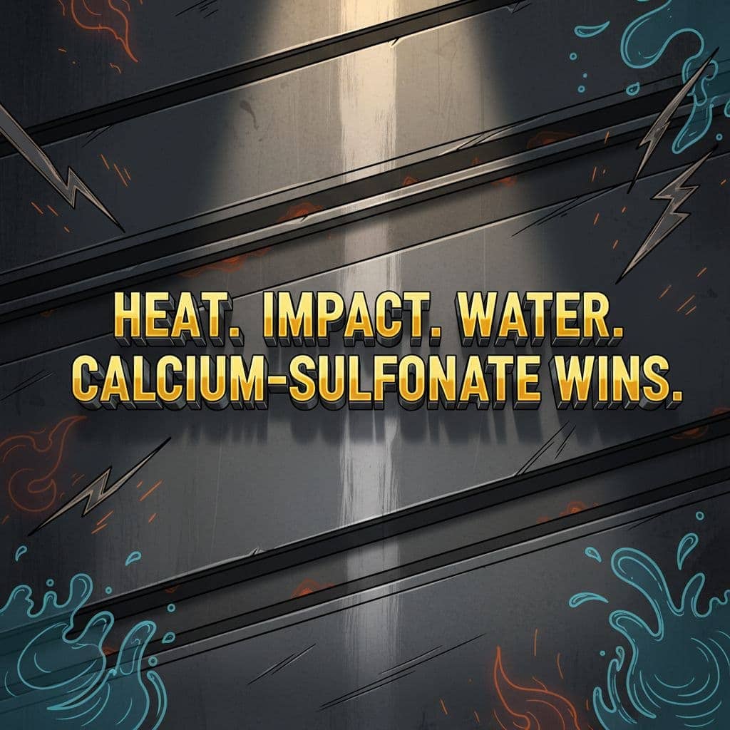 Heat impact water calcium sulfonate wins