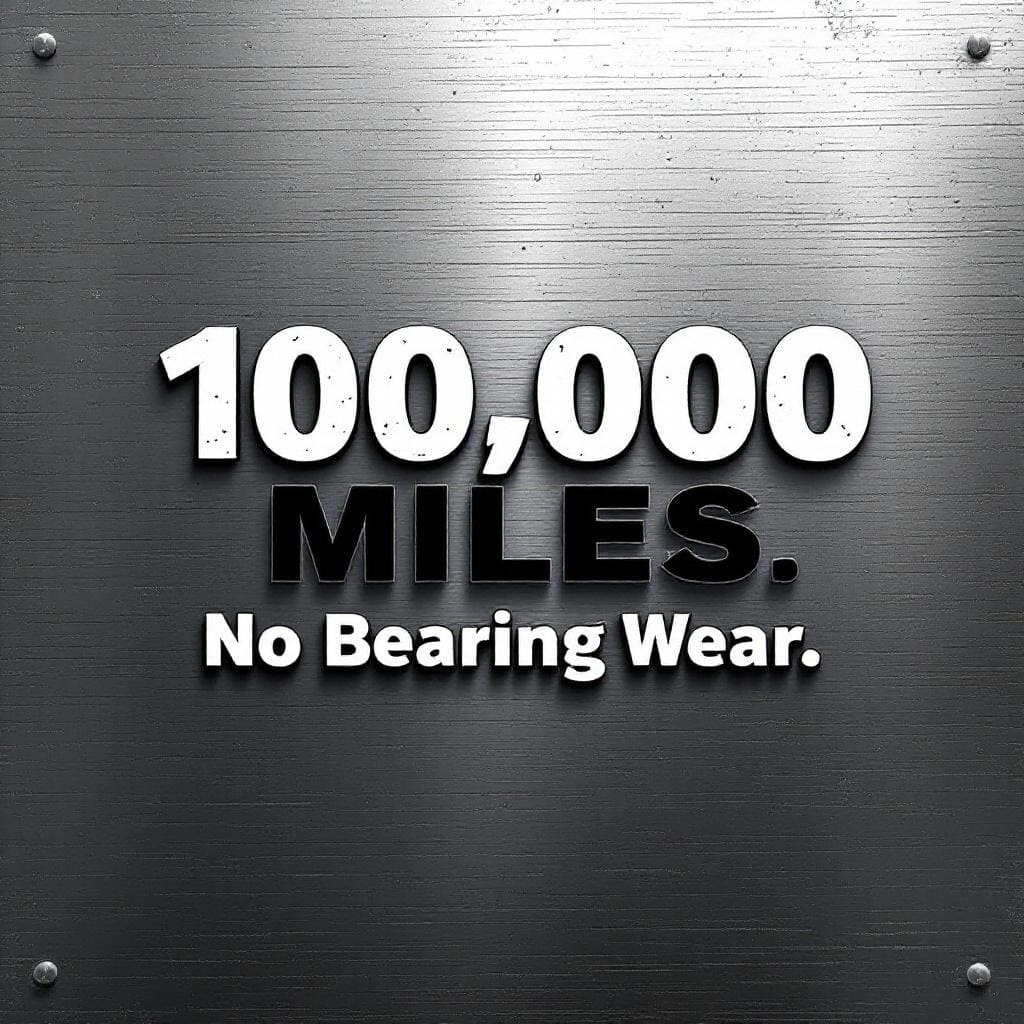 100000 miles no bearing wear