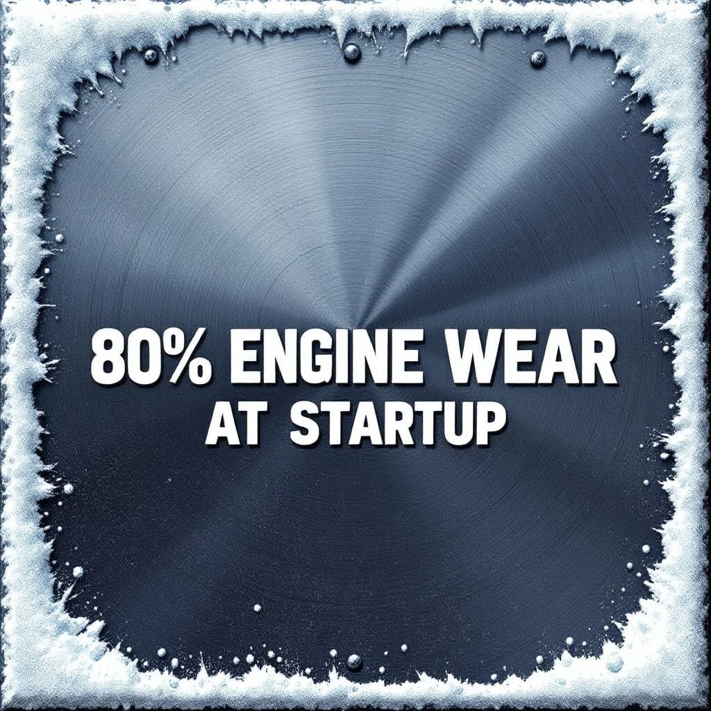 80 percent engine wear at startup